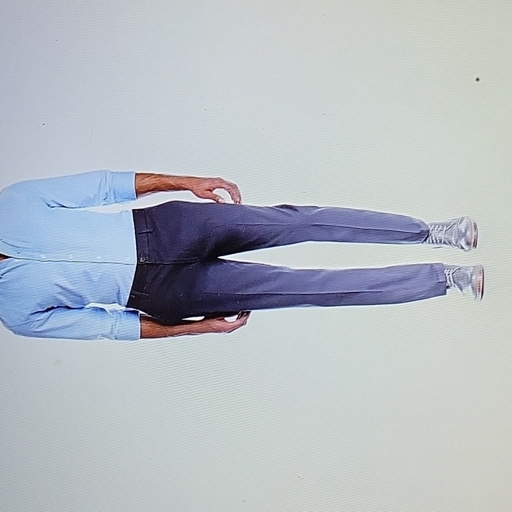 Goodthreads slim fit wrinkle free comfort stretch chino pants gray 29x34…NEW